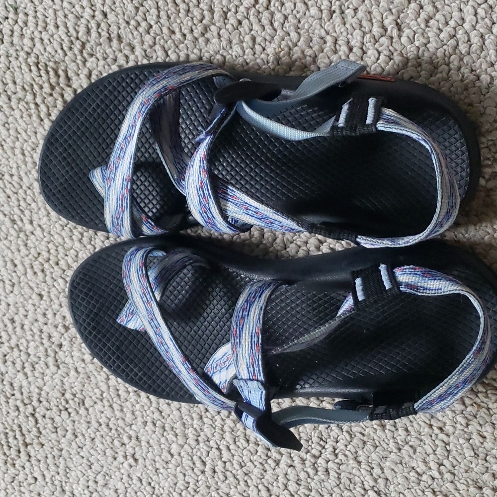 Chaco Zx/2 Classic Double Strap Toe Loop In Blue … - image 1